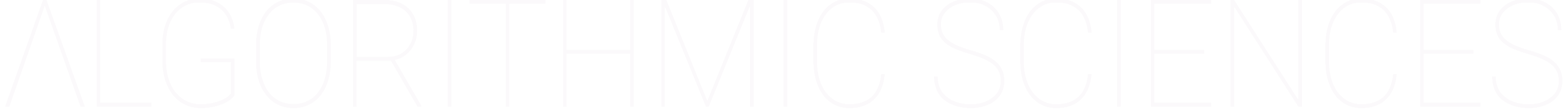 Algorithmic Sciences